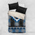 Blue Taniko Aotearoa Bedding Set Niho Taniwha Mix Poutama LT14