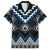 Blue Taniko Aotearoa Hawaiian Shirt Niho Taniwha Mix Poutama