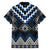 Blue Taniko Aotearoa Hawaiian Shirt Niho Taniwha Mix Poutama