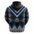 Blue Taniko Aotearoa Hoodie Niho Taniwha Mix Poutama