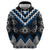 Blue Taniko Aotearoa Hoodie Niho Taniwha Mix Poutama