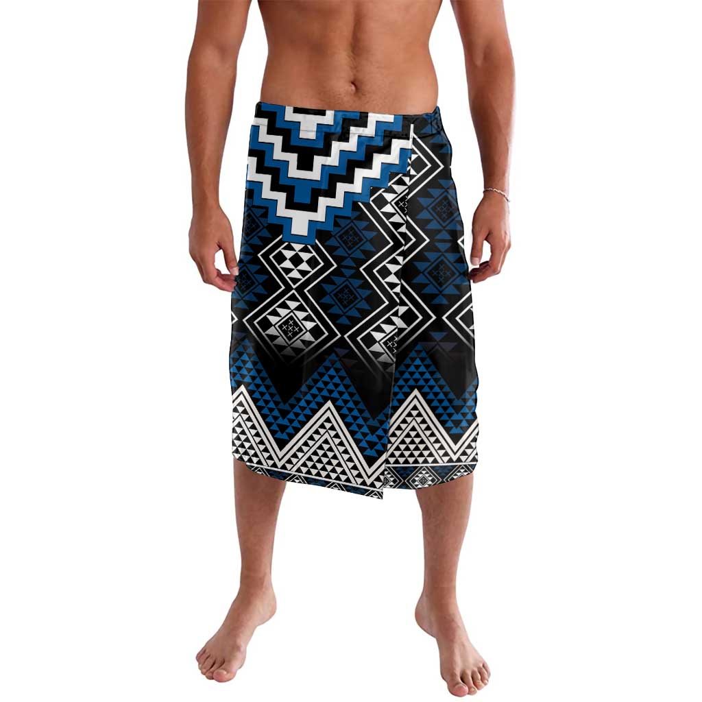 Blue Taniko Aotearoa Lavalava Niho Taniwha Mix Poutama LT14