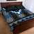 Blue Taniko Aotearoa Quilt Bed Set Niho Taniwha Mix Poutama LT14