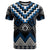 Blue Taniko Aotearoa T Shirt Niho Taniwha Mix Poutama