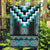 Turquoise Taniko Pattern Aotearoa Garden Flag Niho Taniwha Mix Poutama