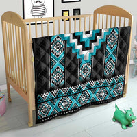 Turquoise Taniko Pattern Aotearoa Quilt Niho Taniwha Mix Poutama
