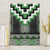 Green Taniko Pattern Aotearoa Canvas Wall Art Niho Taniwha Mix Poutama