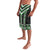 Green Taniko Pattern Aotearoa Lavalava Niho Taniwha Mix Poutama LT14