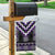 Purple Taniko Pattern Aotearoa Garden Flag Niho Taniwha Mix Poutama