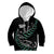 Custom New Zealand Silver Fern Rugby Kid Hoodie Aotearoa Kiwi Maori Pattern