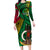 Halo Vanuatu Long Sleeve Bodycon Dress Happy 44th Independence Anniversary