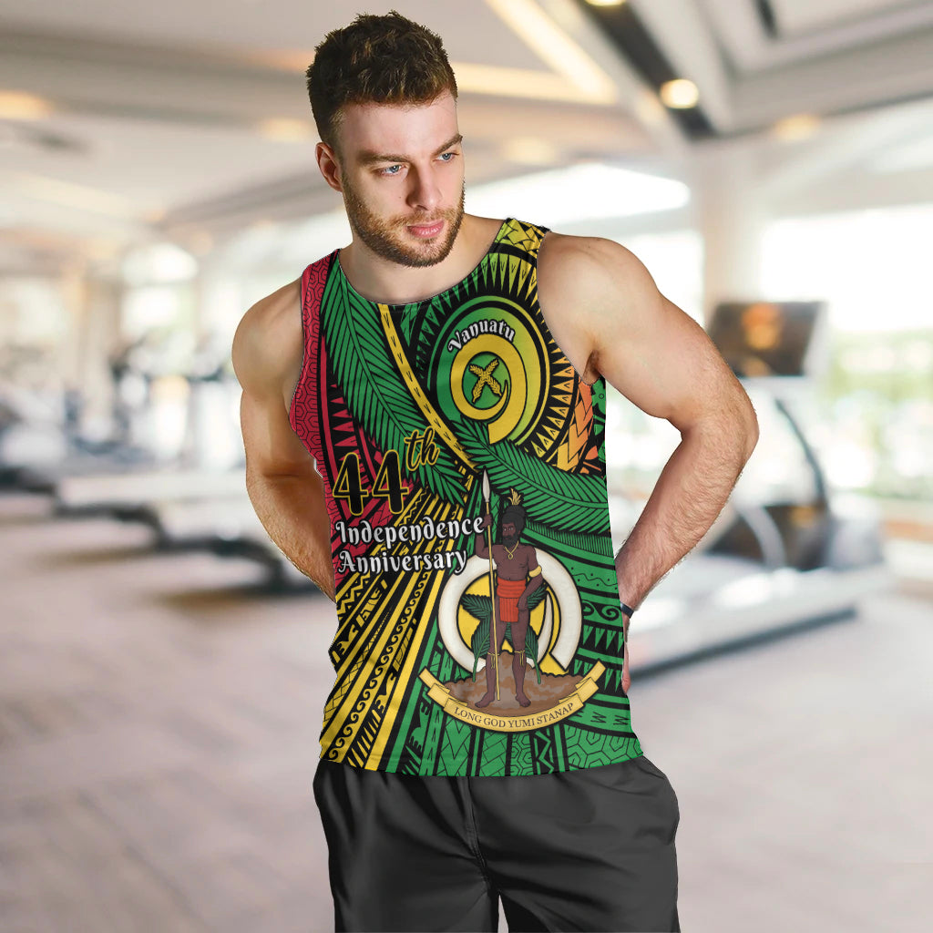 Halo Vanuatu Men Tank Top Happy 44th Independence Anniversary