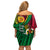 Halo Vanuatu Off Shoulder Short Dress Happy 44th Independence Anniversary