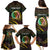 Personalised Vanuatu Family Matching Puletasi and Hawaiian Shirt Yumi 44 Hapi Independens Dei - Black Version