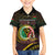 Personalised Vanuatu Family Matching Puletasi and Hawaiian Shirt Yumi 44 Hapi Independens Dei - Black Version