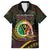 Personalised Vanuatu Family Matching Summer Maxi Dress and Hawaiian Shirt Yumi 44 Hapi Independens Dei - Black Version