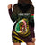 Personalised Vanuatu Hoodie Dress Yumi 44 Hapi Independens Dei - Black Version