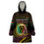 Personalised Vanuatu Wearable Blanket Hoodie Yumi 44 Hapi Independens Dei - Black Version