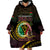 Personalised Vanuatu Wearable Blanket Hoodie Yumi 44 Hapi Independens Dei - Black Version