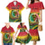 Personalised Vanuatu Family Matching Mermaid Dress and Hawaiian Shirt Yumi 44 Hapi Independens Dei - Reggae Version