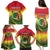 Personalised Vanuatu Family Matching Puletasi and Hawaiian Shirt Yumi 44 Hapi Independens Dei - Reggae Version