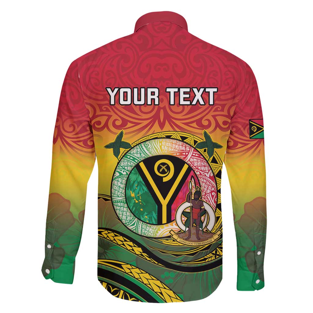 Personalised Vanuatu Family Matching Puletasi and Hawaiian Shirt Yumi 45th Hapi Independens Dei - Reggae Version LT14 - Polynesian Pride