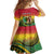 Personalised Vanuatu Family Matching Summer Maxi Dress and Hawaiian Shirt Yumi 44 Hapi Independens Dei - Reggae Version