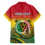 Personalised Vanuatu Family Matching Summer Maxi Dress and Hawaiian Shirt Yumi 44 Hapi Independens Dei - Reggae Version