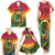 Personalised Vanuatu Family Matching Tank Maxi Dress and Hawaiian Shirt Yumi 44 Hapi Independens Dei - Reggae Version