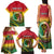 Personalised Vanuatu Family Matching Tank Maxi Dress and Hawaiian Shirt Yumi 44 Hapi Independens Dei - Reggae Version