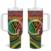 Vanuatu Tumbler With Handle Yumi 45th Hapi Independens Dei - Reggae Version LT14
