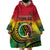 Personalised Vanuatu Wearable Blanket Hoodie Yumi 44 Hapi Independens Dei - Reggae Version