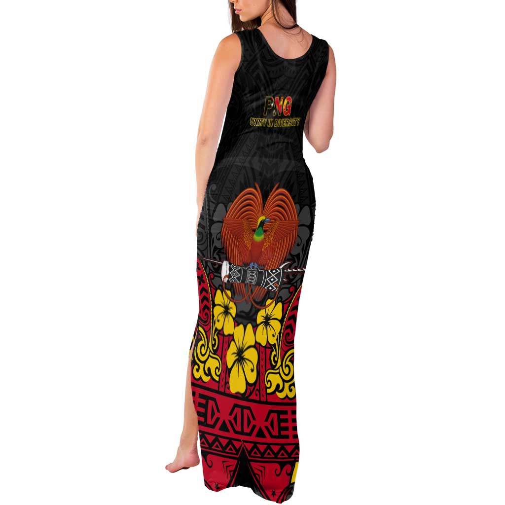Papua New Guinea Independence Day Tank Maxi Dress PNG Bird of Paradise 50th Anniversary LT14