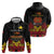 Papua New Guinea Independence Day Zip Hoodie PNG Bird of Paradise 50th Anniversary LT14