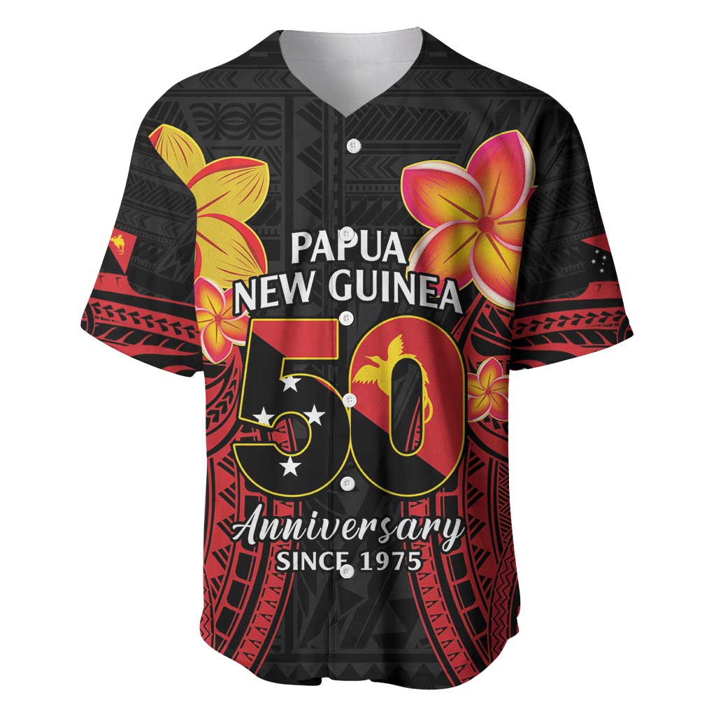 Papua New Guinea Independence Day Baseball Jersey PNG Since 1975 LT14