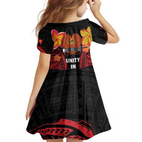 Papua New Guinea Independence Day Family Matching Long Sleeve Bodycon Dress and Hawaiian Shirt PNG Since 1975 LT14