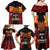 Papua New Guinea Independence Day Family Matching Off Shoulder Maxi Dress and Hawaiian Shirt PNG Since 1975