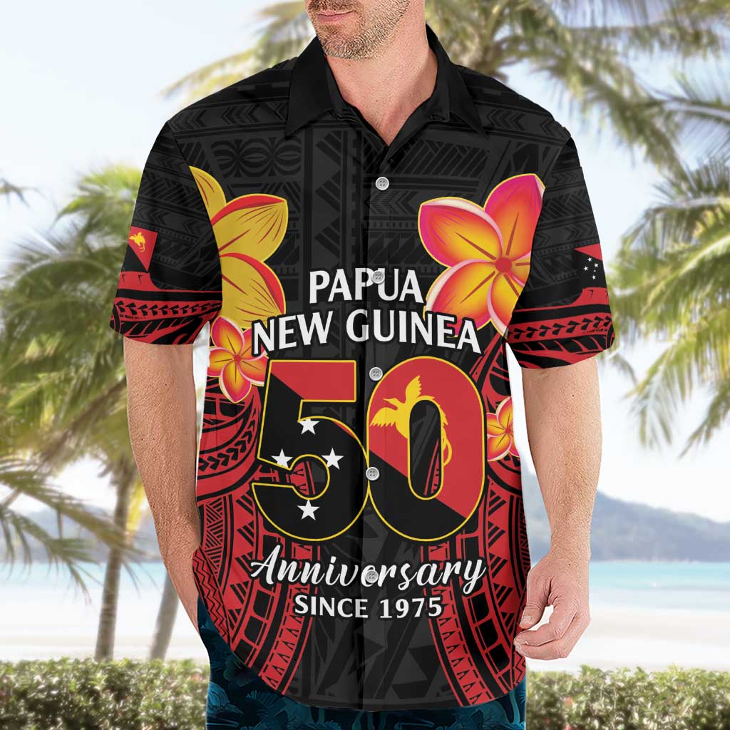 Papua New Guinea Independence Day Hawaiian Shirt PNG Since 1975 LT14 - Polynesian Pride