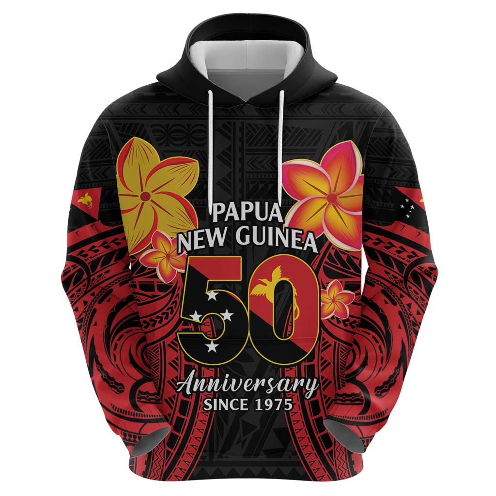 Papua New Guinea Independence Day Hoodie PNG Since 1975 LT14 - Polynesian Pride