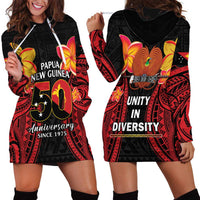 Papua New Guinea Independence Day Hoodie Dress PNG Since 1975 LT14