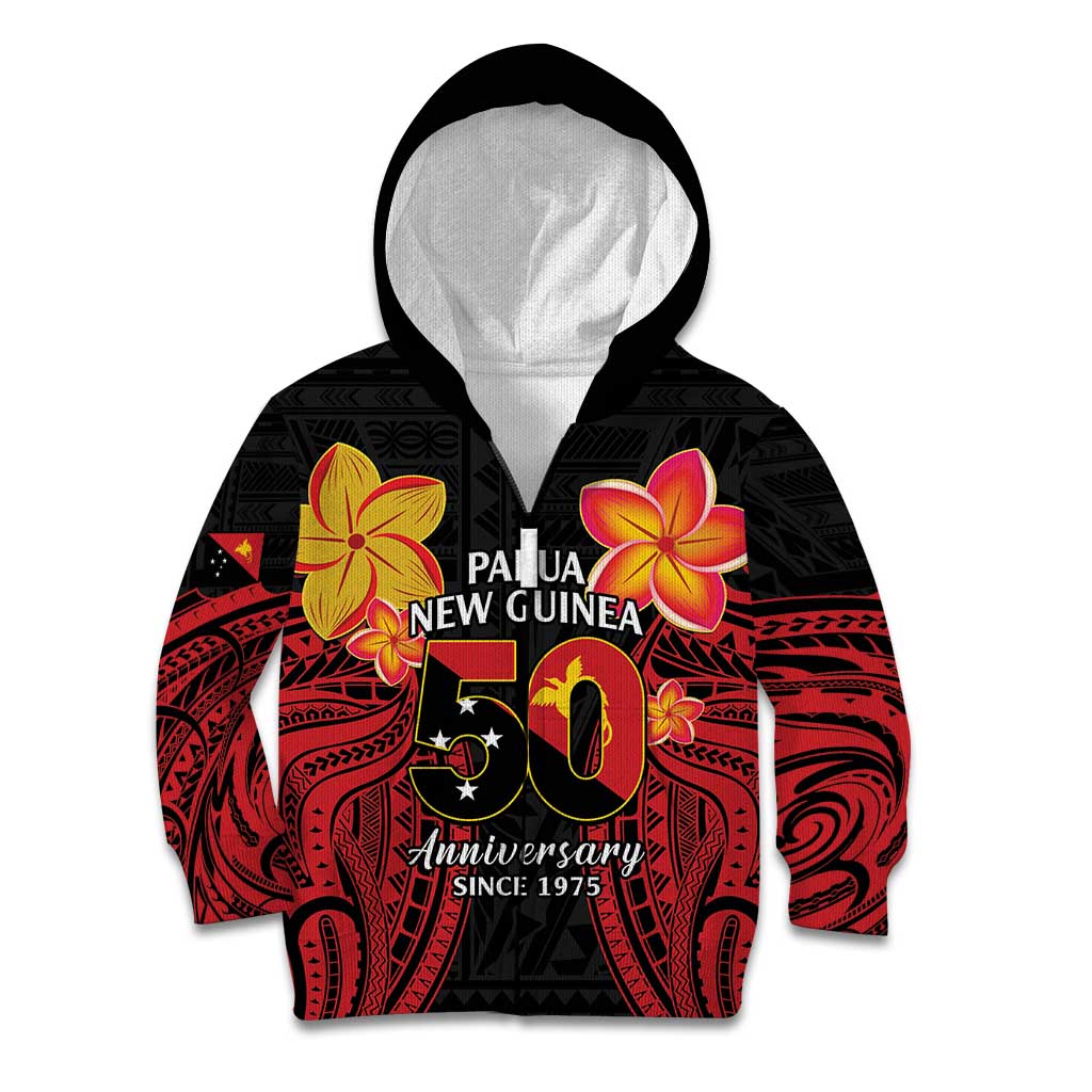 Papua New Guinea Independence Day Kid Hoodie PNG Since 1975 LT14