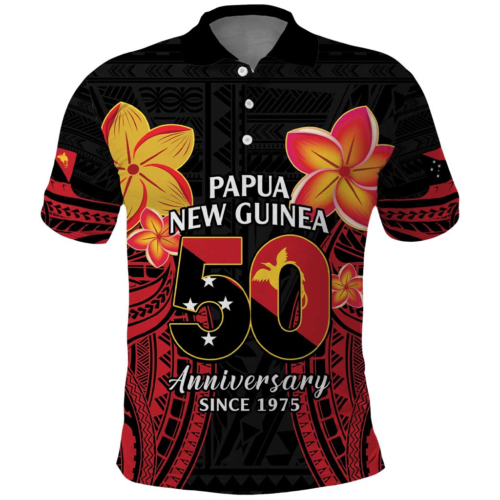 Papua New Guinea Independence Day Polo Shirt PNG Since 1975 LT14