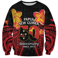 Papua New Guinea Independence Day Sweatshirt PNG Since 1975 LT14 Unisex Black - Polynesian Pride
