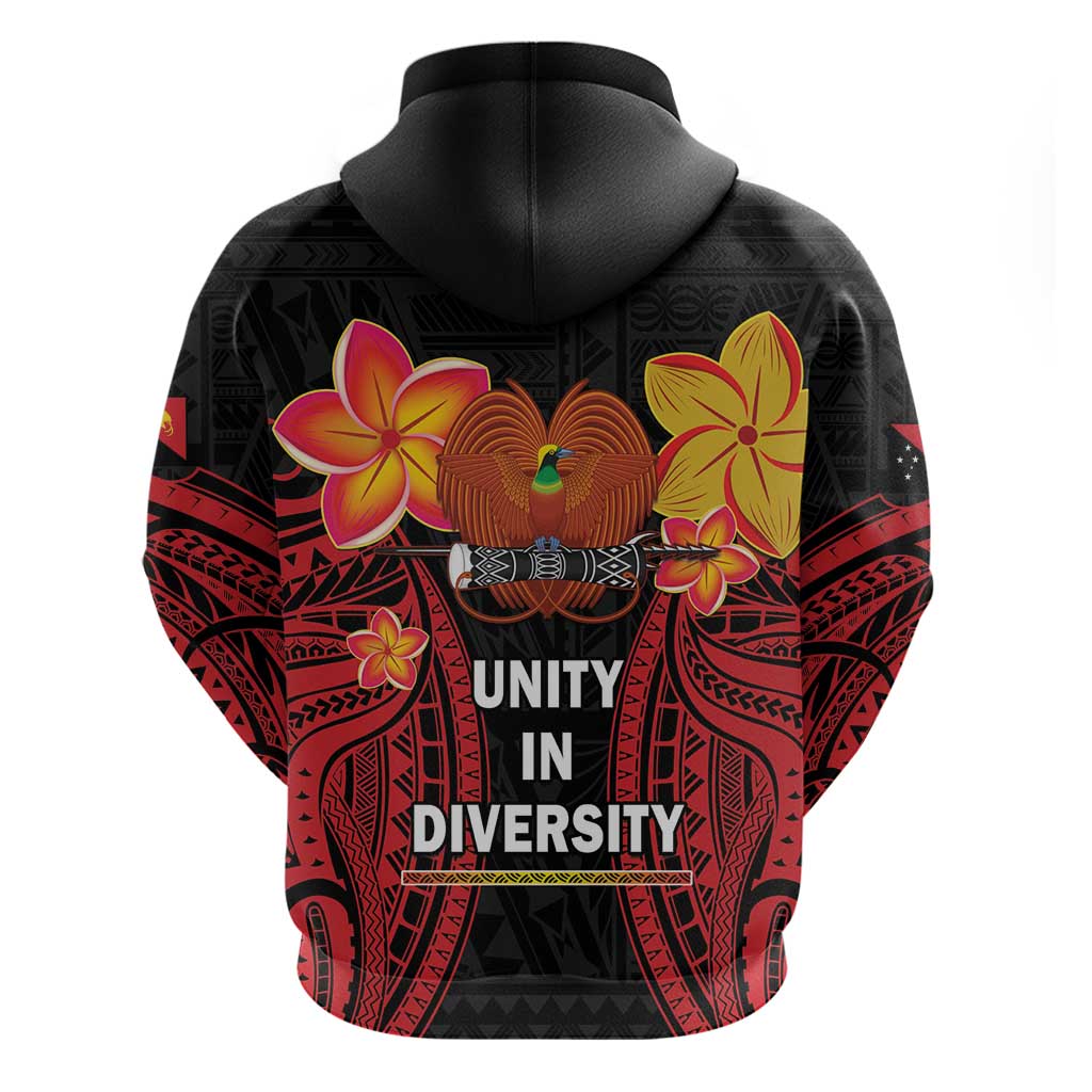Papua New Guinea Independence Day Zip Hoodie PNG Since 1975 LT14