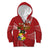 Personalised Tonga Independence Day Kid Hoodie Happy 54th Independence Anniversary Ngatu Pattern