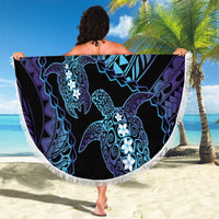 Polynesia Sea Turtle Day Beach Blanket Tribal Honu Plumeria Polynesian Pattern LT14 - Polynesian Pride