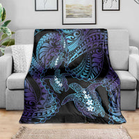 Polynesia Sea Turtle Day Blanket Tribal Honu Plumeria Polynesian Pattern LT14 - Polynesian Pride