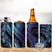 Polynesia Sea Turtle Day 4 in 1 Can Cooler Tumbler Tribal Honu Plumeria Polynesian Pattern LT14 - Polynesian Pride