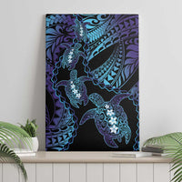 Polynesia Sea Turtle Day Canvas Wall Art Tribal Honu Plumeria Polynesian Pattern LT14 - Polynesian Pride