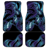 Polynesia Sea Turtle Day Car Mats Tribal Honu Plumeria Polynesian Pattern LT14 - Polynesian Pride